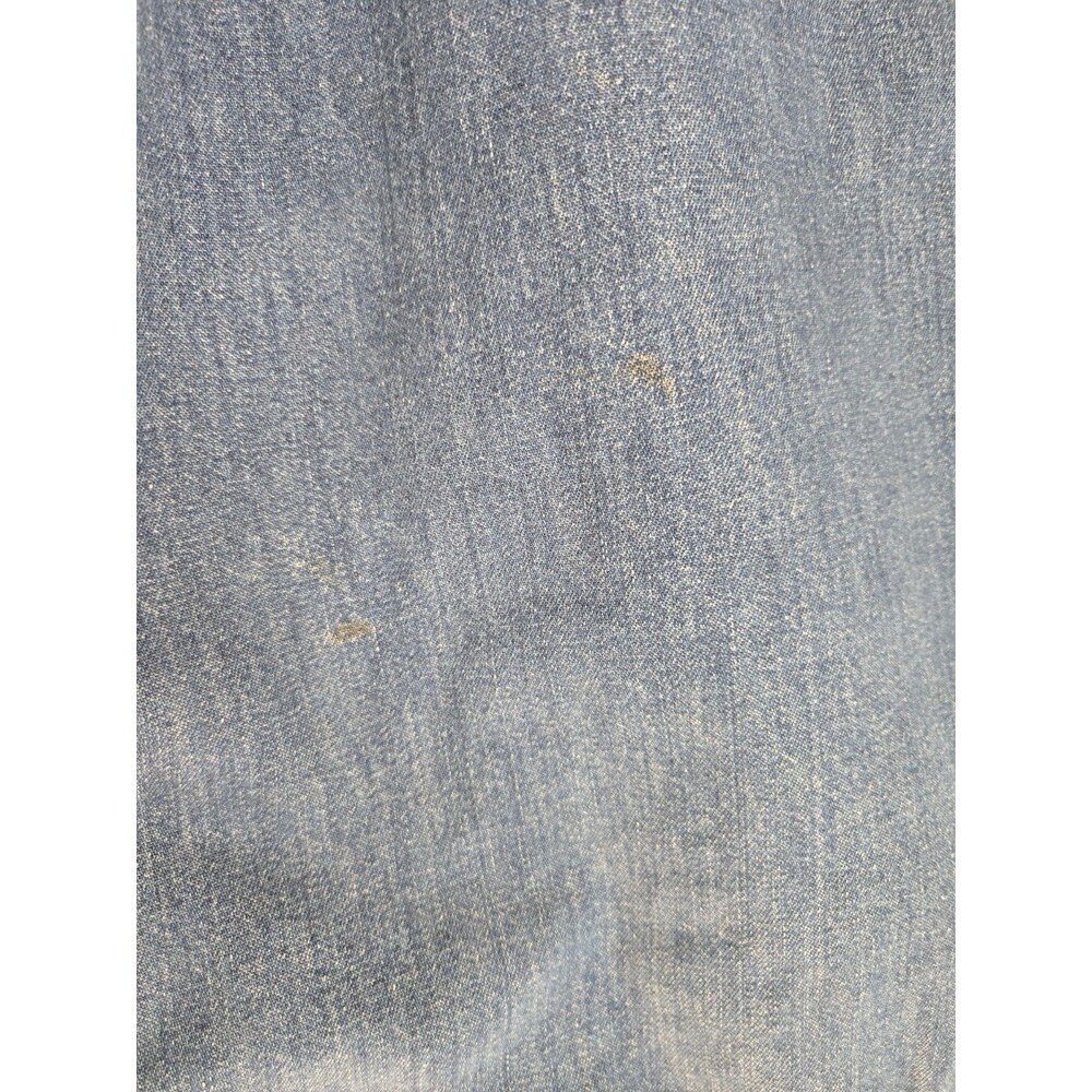 Vintage 60s 70s Sears Faded Blanket Lined Denim Distressed Chore Jacket Size XL - Picture 14 of 16